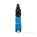 Conector Blue SC/UPC Optic Fast Conector Single Connector Quick Connector